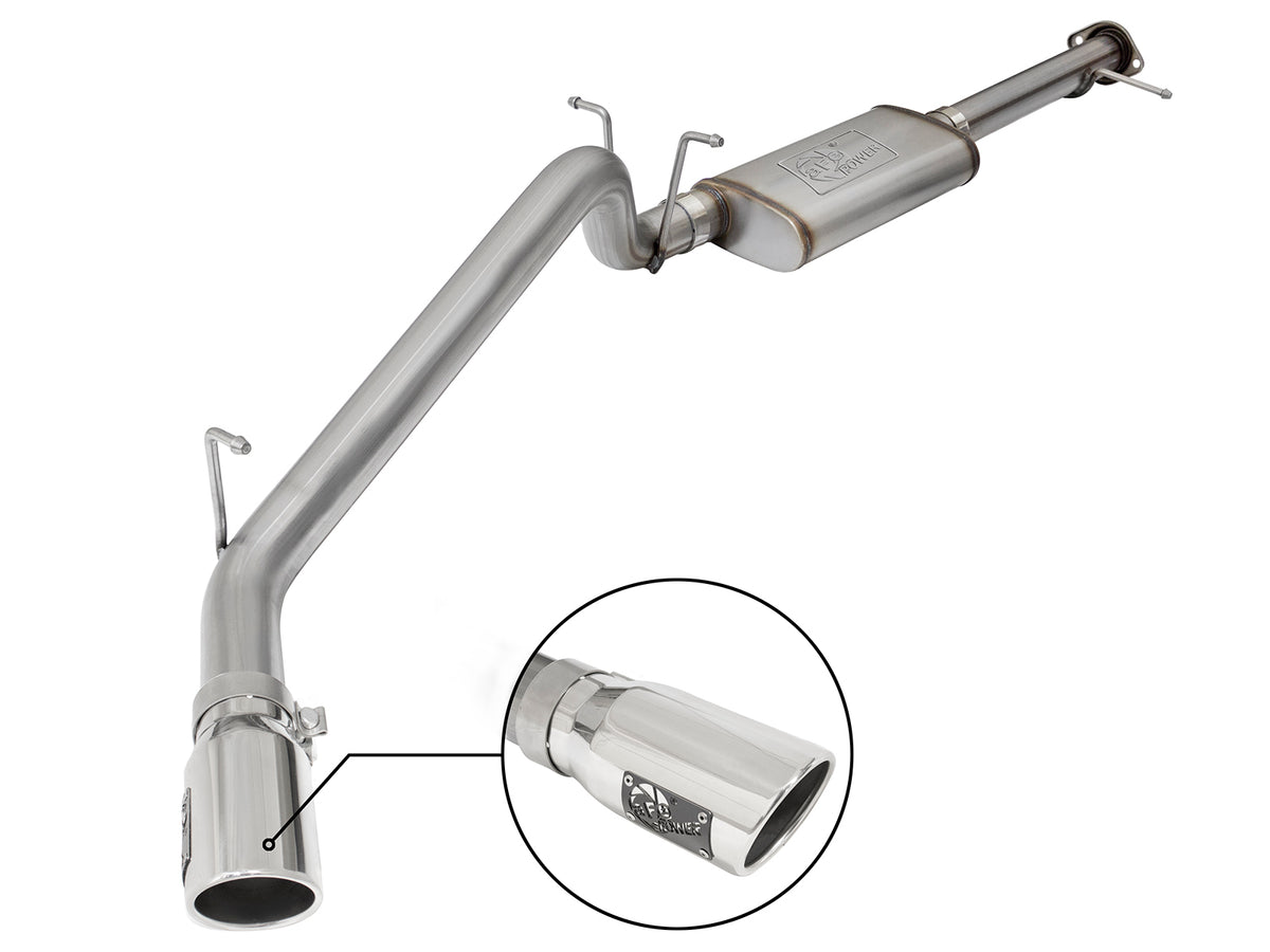 aFe Power Chevrolet, GMC (2.5, 3.6 - Wheelbase: 128.3, 140.5Inch) Exhaust System Kit PN. 49-44058-P