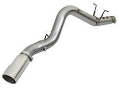 AFE 49-44085-P Large Bore-HD 4in 409 Stainless Steel DPF-Back Exhaust System w/Polished Tip