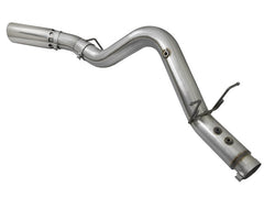 AFE 49-44085-P Large Bore-HD 4in 409 Stainless Steel DPF-Back Exhaust System w/Polished Tip