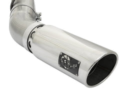 AFE 49-44085-P Large Bore-HD 4in 409 Stainless Steel DPF-Back Exhaust System w/Polished Tip