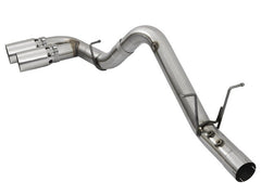 AFE 49-44089-P Rebel XD Series 4in 409 Stainless Steel DPF-Back Exhaust w/Dual Polished Tips