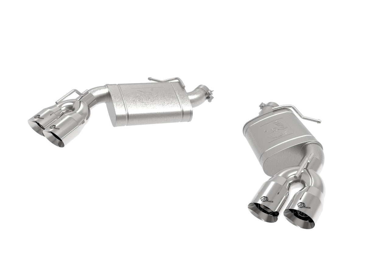 AFE 49-44119-P MACH Force-Xp 2-1/2 IN 409 Stainless Steel Axle-Back Exhaust System Polished