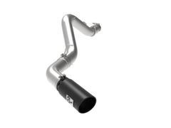 AFE 49-44125-B Large Bore-HD 5 IN 409 Stainless Steel DPF-Back Exhaust System w/Black Tip