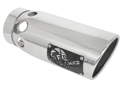 AFE 49-44125-P Large Bore-HD 5 IN 409 Stainless Steel DPF-Back Exhaust System w/Polished Tip