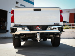 AFE 49-44126-B Large Bore-HD 4 IN 409 Stainless Steel DPF-Back Exhaust System w/Black Tip