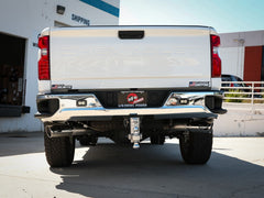 AFE 49-44126-P Large Bore-HD 4 IN 409 Stainless Steel DPF-Back Exhaust System w/Polished Tip