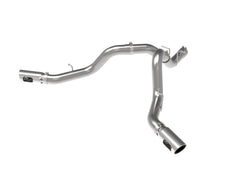 AFE 49-44126-P Large Bore-HD 4 IN 409 Stainless Steel DPF-Back Exhaust System w/Polished Tip