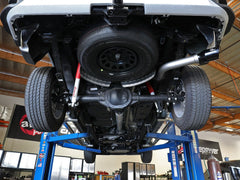 AFE 49-44128-B Large Bore-HD 3 IN 409 Stainless Steel DPF-Back Exhaust System w/Black Tip