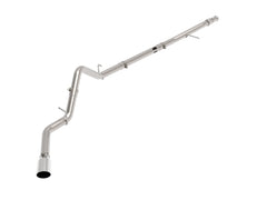 AFE 49-44128-P Large Bore-HD 3 IN 409 Stainless Steel DPF-Back Exhaust System w/Polished Tip