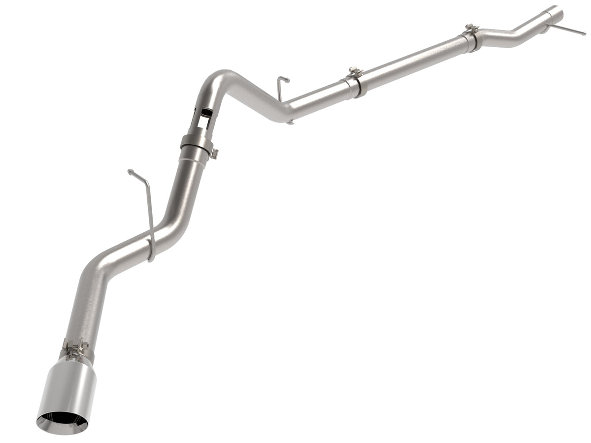 aFe POWER DPF-Back Exhaust Large Bore-HD 3 IN 409 Stainless Steel DPF-Back Ex 49-44144-P