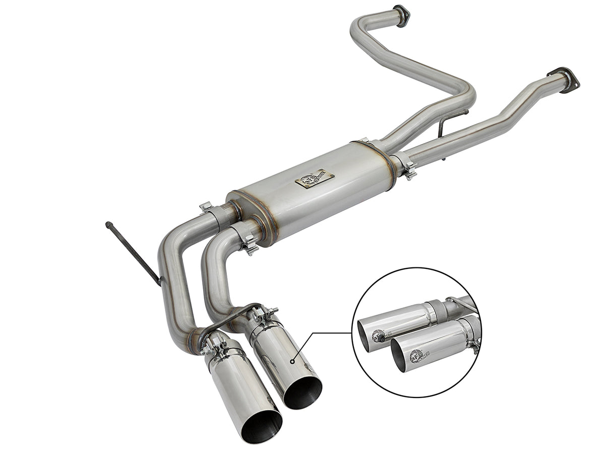 aFe Power 04-15 Nissan TITAN (5.6 - Wheelbase: 139.8Inch) Exhaust System Kit PN. 49-46124-P