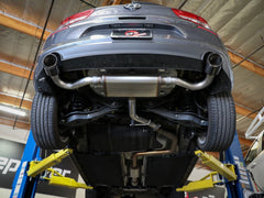 AFE 49-47016-C Takeda 2-1/2 IN 409 Stainless Steel Axle-Back Exhaust System w/Carbon Fiber Tips