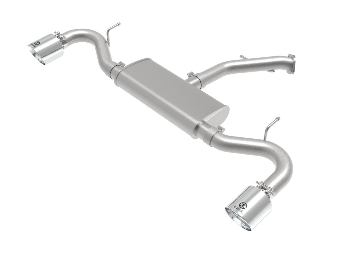 AFE 49-47016-P Takeda 2-1/2 IN 409 Stainless Steel Axle-Back Exhaust System w/ Polished Tips