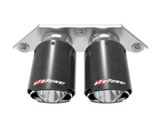 AFE 49C36435-C MACH Force-Xp 4 IN Carbon Fiber OE Replacement Exhaust Tips