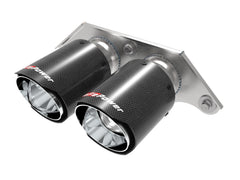 AFE 49C36435-C MACH Force-Xp 4 IN Carbon Fiber OE Replacement Exhaust Tips