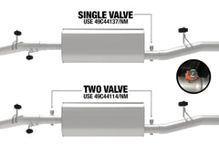AFE 49C44114 Apollo GT Series 409 Stainless Steel Muffler Upgrade Pipe