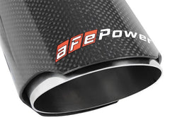 AFE 49T25354-C07 aFe POWER Carbon Fiber Exhaust Tip; Universal Exit
