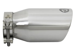 AFE 49T25354-P07 MACH Force-Xp 304 Stainless Steel Single-Wall Exhaust Tip Polished; Universal Ex