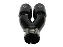 AFE 49T25364-B10 Takeda 304 Stainless Steel Clamp-on Exhaust Tip Black