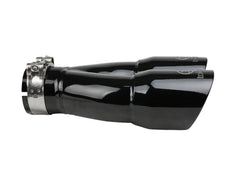 AFE 49T25364-B10 Takeda 304 Stainless Steel Clamp-on Exhaust Tip Black