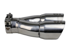 AFE 49T25364-P10 Takeda 304 Stainless Steel Clamp-on Exhaust Tip Polished