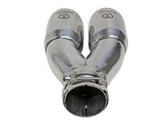 AFE 49T25364-P10 Takeda 304 Stainless Steel Clamp-on Exhaust Tip Polished