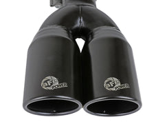 AFE 49T25374-B12 MACH Force-Xp 409 Stainless Steel Clamp-on Exhaust Tip Black