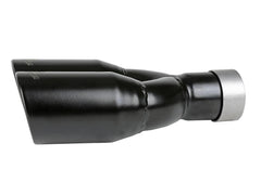 AFE 49T25374-B12 MACH Force-Xp 409 Stainless Steel Clamp-on Exhaust Tip Black