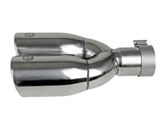 AFE 49T25374-P12 MACH Force-Xp 304 Stainless Steel Clamp-on Exhaust Tip Polished