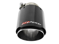 AFE 49T25404-C07 aFe POWER Carbon Fiber Exhaust Tip; Universal Exit