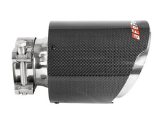 AFE 49T25454-C07 aFe POWER Carbon Fiber Exhaust Tip; Universal Exit