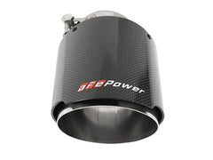 AFE 49T25454-C07 aFe POWER Carbon Fiber Exhaust Tip; Universal Exit