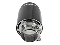 AFE 49T25454-C07 aFe POWER Carbon Fiber Exhaust Tip; Universal Exit