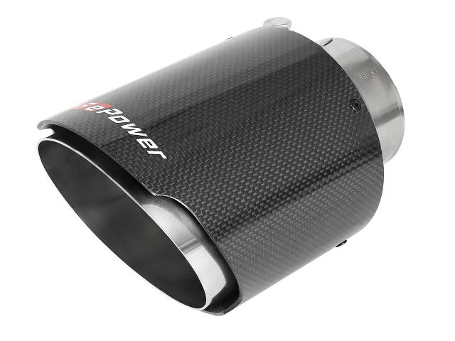 AFE 49T25454-C07 aFe POWER Carbon Fiber Exhaust Tip; Universal Exit
