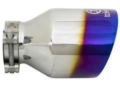 AFE 49T25454-L07 MACH Force-Xp 304 Stainless Steel Exhaust Tip Blue Flame