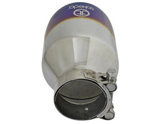 AFE 49T25454-L07 MACH Force-Xp 304 Stainless Steel Exhaust Tip Blue Flame