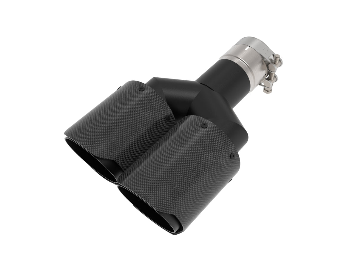 aFe POWER Takeda Exhaust Tip Takeda 304 Stainless Steel Clamp-on Exhaust Tip 49T25480-C122