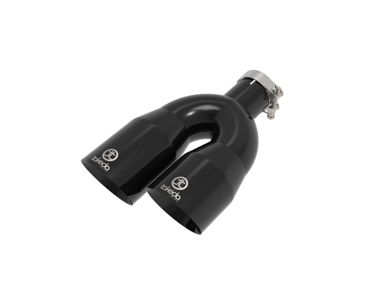 aFe POWER Takeda Exhaust Tip Takeda 304 Stainless Steel Clamp-on Exhaust Tip 49T25484-B121