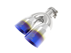 aFe POWER Takeda Exhaust Tip Takeda 304 Stainless Steel Clamp-on Exhaust Tip 49T25484-L122