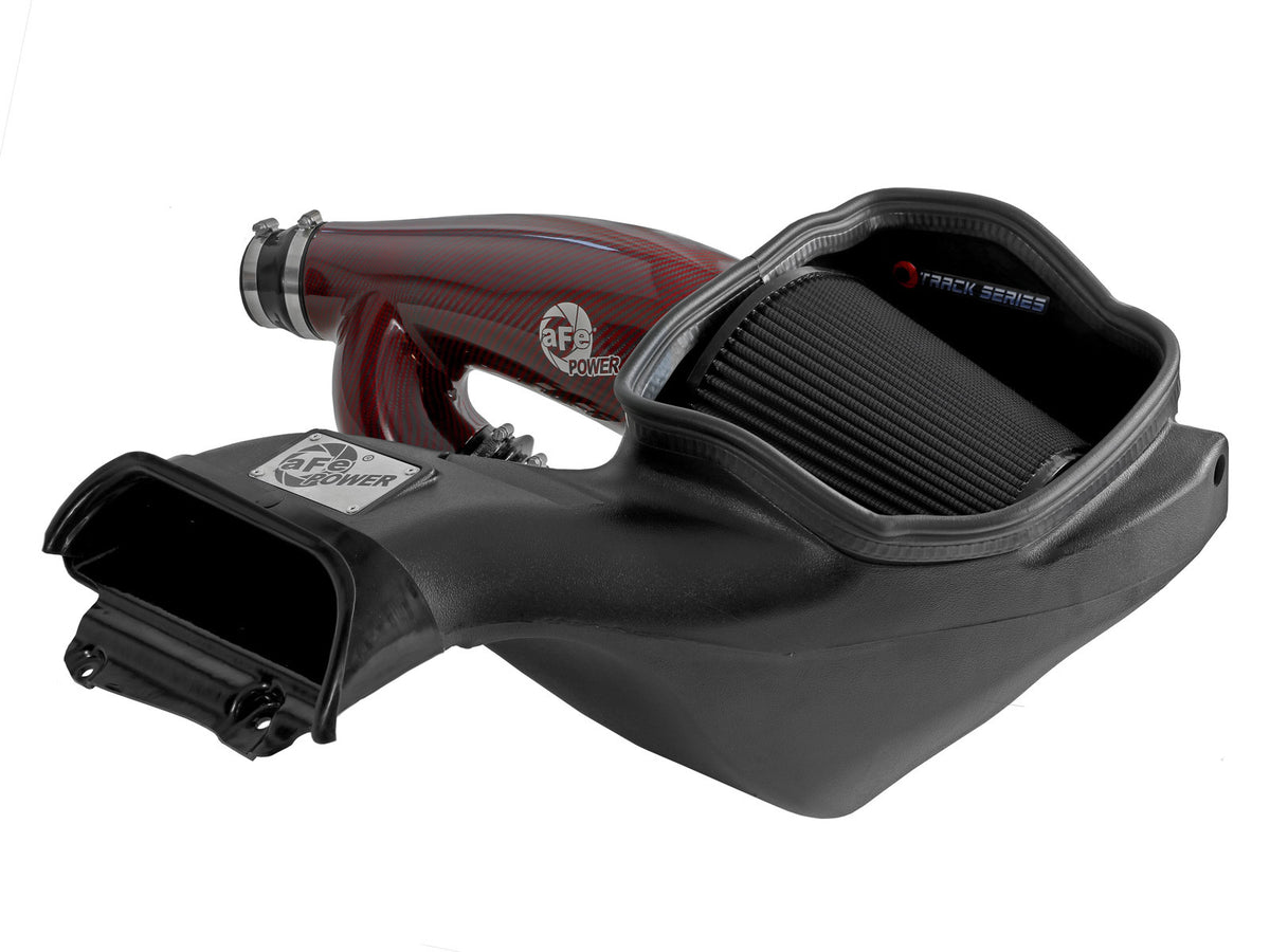 aFe POWER Track Series Intake Track Series Red Kevlar/Carbon Fiber Intake Sys 57-10031KR