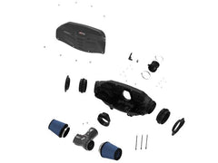 AFE 58-10007R Black Series Stage-2 Carbon Fiber Cold Air Intake System w/ Pro 5R Media