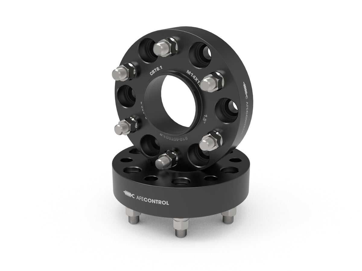 aFe POWER Wheel Spacer Kit aFe CONTROL Forged Aluminum Wheel Spacers aFe CONT 610-40T001-B