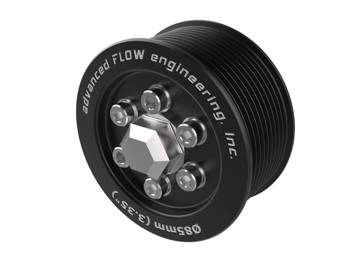 aFe POWER Billet Power Pulley aFe POWER Supercharger Power Pulley Kit w/ Hub 79-10005