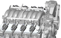 Holley 241-91 VALVE COVER, LS BLACK KRINKLE FINISH