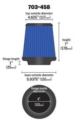 AIRAID 703-458 Universal Air Filter