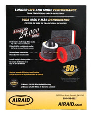 AIRAID 830-063 AIRAID Disposable Air Filters