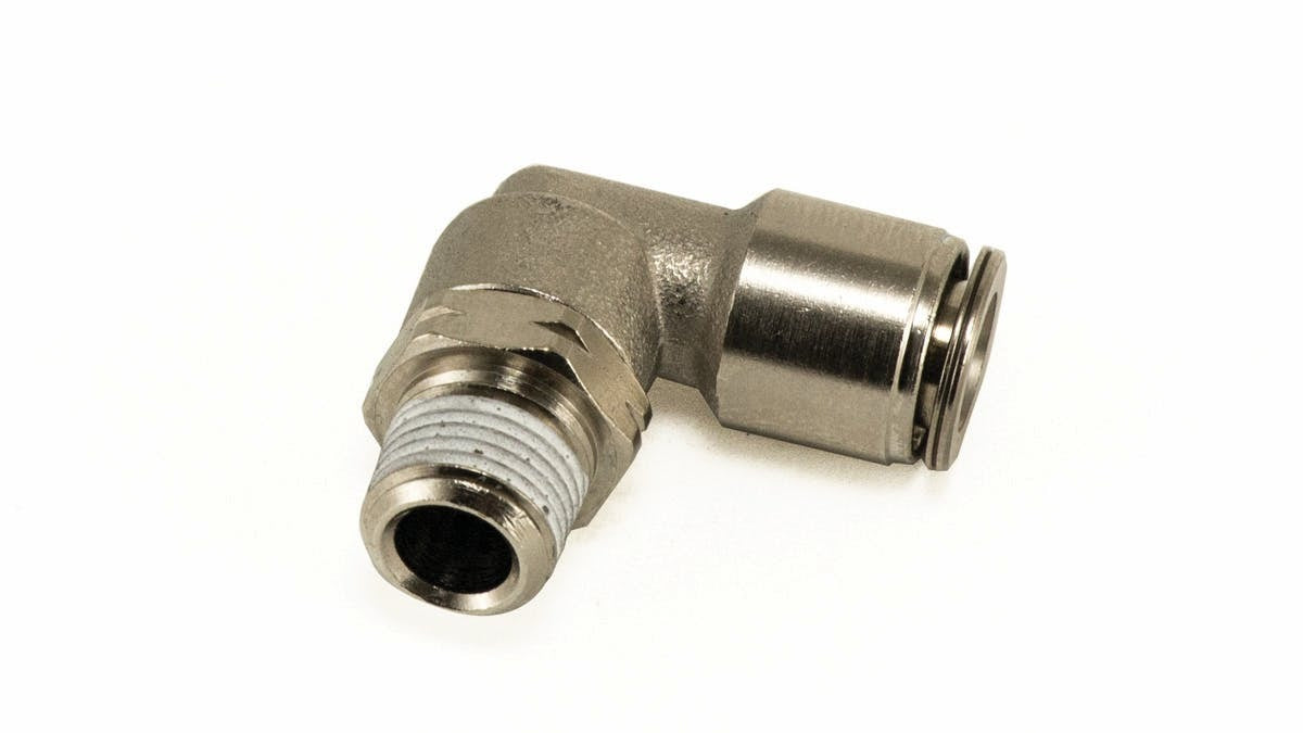 Air Lift 21837 Swivel Elbow - Male 1/8" NPT x 1/4" PTC Tube