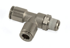 Air Lift 21841 Run Tee Male; 1/8 in. NPT x 1/4 in. Tube x 1/4 in. Tube;