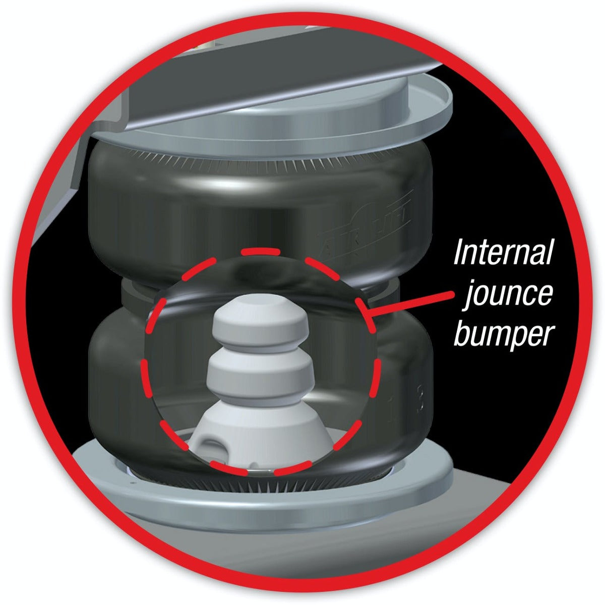 Air Lift 88237 Loadlifter 5000 Ultimate Air Spring Kit with Internal Jounce Bumper