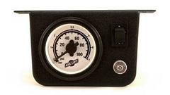 Air Lift Performance 26156 Single Needle Gauge w/ 2 Lighted Panel - 100 PSI